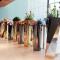 不鏽鋼藝術 猫眼花器 大型落地花瓶-鏡面 金屬花瓶 裝置藝術 金屬花瓶 展場擺飾 空間布置 OPUS 東齊金工 VB099
