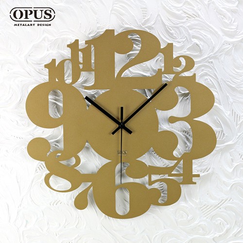 OPUS東齊金工 歐式鐵藝時鐘 數字遊戲 藝術掛鐘 壁掛鐘 太陽牌靜音機芯 CL-ar06