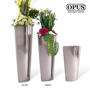 不鏽鋼藝術 猫眼花器 大型落地花瓶-鏡面 金屬花瓶 裝置藝術 金屬花瓶 展場擺飾 空間布置 OPUS 東齊金工 VB099