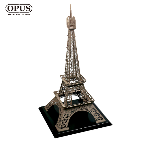 OPUS 東齊金工 巴黎鐵塔擺飾, 香檳金 客製模型案例 歐洲學校 金屬藝術擺飾