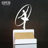 OPUS東齊金工 歐式鐵藝 芭蕾名片座 高級名片架 會展用品 金屬商務名片盒 CA-ba10