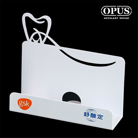 客製化紀念品 牙周適 名片座 名片盒 名片夾 名片架 禮品 金屬工藝 OPUS 東齊金工