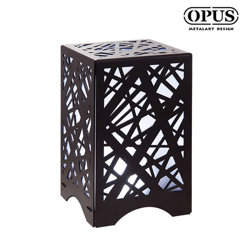 文創USB小夜燈《夜光燈巢-經典黑》七彩LED/單色燭光燈飾 情境桌燈床頭燈情人節禮物【OPUS東齊金工】NI-Bi08B