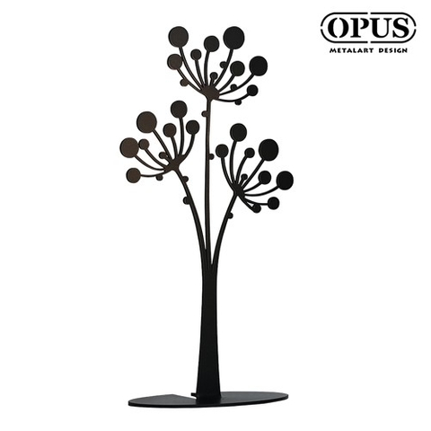 OPUS 歐式鐵藝 蒲公英飾品架 (經典黑) 金屬首飾座 戒指項鍊架 造型擺飾 媽媽母親節 PI-Fl04B