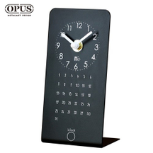 OPUS東齊金工 Take a break- L型小桌鐘 日期 月曆 記事 桌鐘 座鐘 CL-sl20