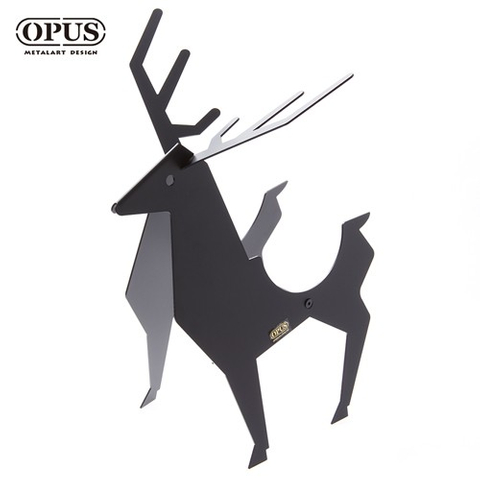 歐式鐵藝-北國之歌 馴鹿酒架 展示架 酒托 紅酒櫃 擺件 紅酒杯架 WR-De06B OPUS東齊金工