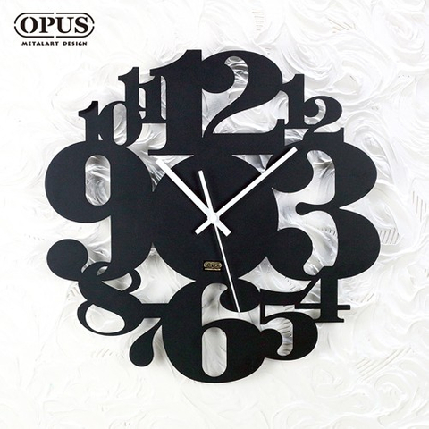 OPUS東齊金工 歐式鐵藝時鐘 數字遊戲 藝術掛鐘 壁掛鐘 太陽牌靜音機芯 CL-ar06