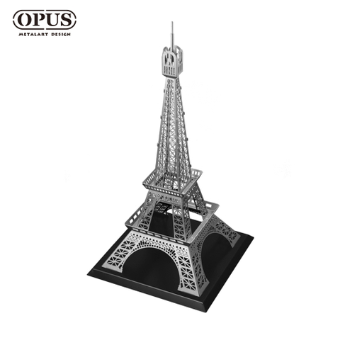 OPUS 東齊金工 巴黎鐵塔擺飾, 星光銀 客製模型案例 歐洲學校 金屬工藝 藝術擺飾
