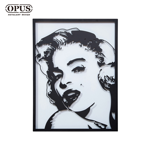 OPUS 東齊金工 金屬藝術掛畫-瑪麗蓮夢露 無框畫經典名畫客廳掛畫立體掛畫 loft風格