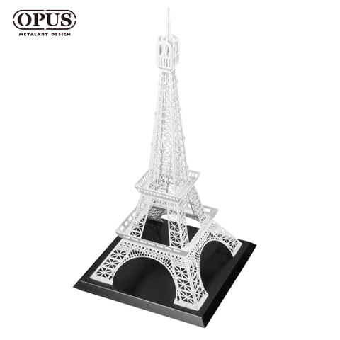 OPUS 東齊金工 巴黎鐵塔擺飾, 優雅白 客製模型案例 歐洲學校 金屬藝術擺飾